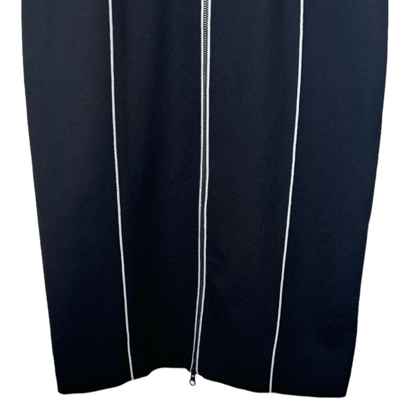 Isabel De Pedro Black White Stitch Dress NWT Size 6 - Picture 12 of 15